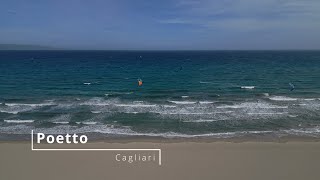 Poetto  Cagliari🇮🇹  4K Drone Footage [upl. by Aiset]