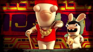 Raving Rabbids Travel in Time Walkthrough  Bouncearium Assemblingblingline [upl. by Deedahs]