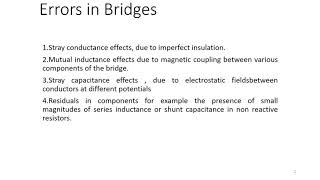 ERRORS PREVENTION IN BRIDGE CIRCUITS [upl. by Ahsimac]