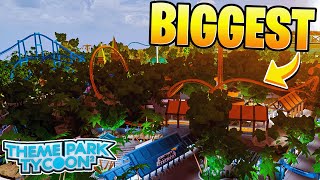 Theme Park Tycoon 2s BIGGEST Park [upl. by Peckham]