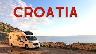 CROATIA Motorhome Tour 5 epic places to visit [upl. by Paulita]