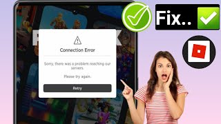 Sorry there was a problem reaching our servers Please try again  Roblox connection error today [upl. by Sands]