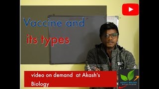 Vaccine and its types [upl. by Rose]