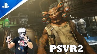 PSVR2 Star Wars Tales from the Galaxys Edge Gameplay [upl. by Derby]