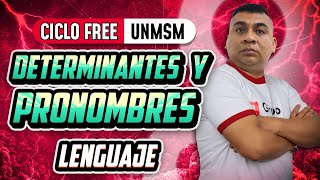 LENGUAJE  Determinantes y pronombres  Parte 01 CICLO FREE [upl. by Nilauqcaj]