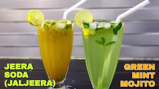 Jaljeera Recipes  Green Mint Mojito  Mojito Recipe NonAlcoholic  Moctail Recipes [upl. by Pablo526]