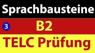 Sprachbausteine B2 3 Telc Prüfung 2024 [upl. by Smith]