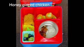 School Lunchbox Idea  Honey Glazed Chicken in lunchbox  Hot Lunchbox [upl. by Garneau]