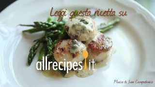 Come fare le capesante in salsa al pesto  videoricette di secondi di pesce [upl. by Olegna30]