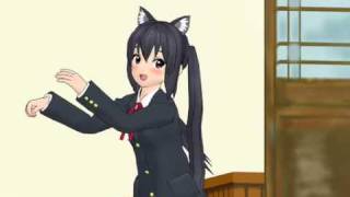 Nekomimi Azu  Nyan Nyan Nyan Dance [upl. by Senalda]