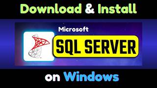 How to Download amp Install Microsoft SQL Server on Windows Laptop  PC [upl. by Ayikaz]