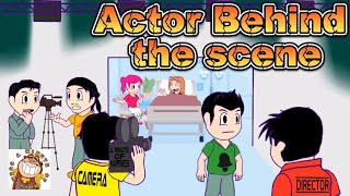 Actor behind the scene  Animation [upl. by Beniamino730]