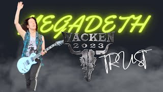 Megadeth  Trust  Featuring Marty Friedman  Wacken 2023 [upl. by Ninnahc]