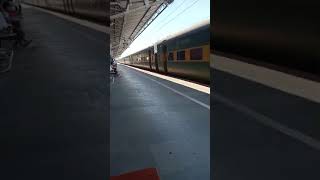 Garib Rath Express Crossing At Sitamarhi Jn  trending travel shorts train myfirstvlog viral [upl. by Hoashis979]