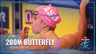 Regan Smith Starts Night 3 With a Win in Womens 200M Butterfly  2023 TYR Pro Swim Series Westmont [upl. by Shipley]