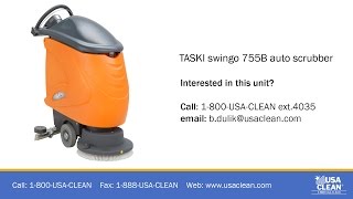 USACLEAN TASKI swingo 755 B [upl. by Nel]