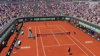 I Świątek vs A Kerber Roma 24 Round 4  AO Tennis 2 Gameplay aotennis2 AO2 [upl. by Woodruff]