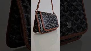 From flat to full What fits in this Goyard Plumet Available on myclosetrockscom goyardplumet [upl. by Ennyletak]