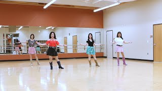 Listen to My Heart  Line Dance Dance amp Teach [upl. by Morlee]