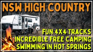 The BEST CAMPING in NSW  Kosciuszko High Plains Brumbies and Yarrangobilly Caves  Episode 76 [upl. by Etteuqram]