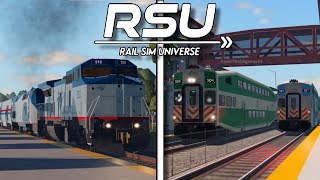 ROBLOX Rail Sim Universe Railfanning 11 [upl. by Wershba]