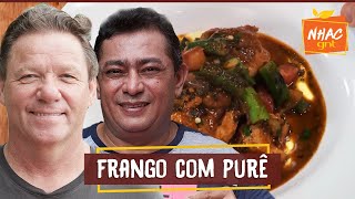 Frango com quiabo e purê de batata baroa  Claude Troisgros e Batista  Que marravilha [upl. by Jemmy]