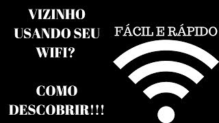 Como ver quem está roubando seu WiFi e bloquear 2019 [upl. by Lorrimer]