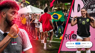 Brazilian Influencer Vs Miami’s best BALLERS 1V1s for 2000 [upl. by Ynohtnacram]