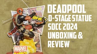 Deadpool DStage Statue SDCC 2024 Unboxing amp Review [upl. by Ciapha]