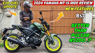 2024 Yamaha Mt15 New Cyber Green Colour Review  5 New features  better Than Pulsar NS200 [upl. by Magas488]