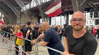 CSD Leipzig  Gegendemo  Hauptbahnhof 170824 [upl. by Ollehto340]