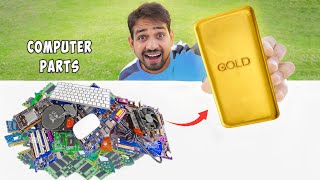 Gold From Computer Parts  कबाड़ से निकालो असली सोना🤑  Gold Recovery [upl. by Anurb]