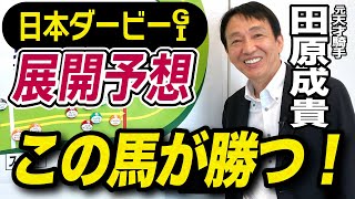 【日本ダービー2024】元天才騎手・田原成貴が展開予想 この馬が頂点に立つ！《東スポ競馬ニュース》 [upl. by Aydin]