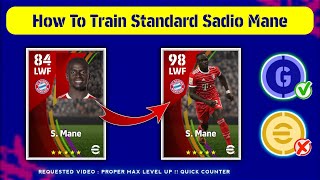 How To Train SADIO MANE After Update In eFootball 2023 Mobile  How To Train S Mane in eFootball [upl. by Edva850]