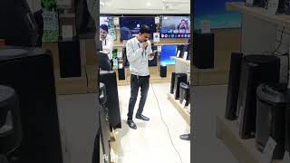 tumse hi karaoke song demo relience digital nashik 🤞🤞reelsinstagram singing singer karaoke [upl. by Ydna]