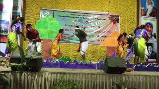 Utti midha kudu  Folk song dance performance  yuvatarangam  super folk dance  MVS college MBNR [upl. by Boj]