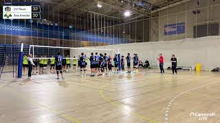 Voleibol senior masculino 1ª nacional CV Reus vs Ava Ametlla [upl. by Ahsitel]