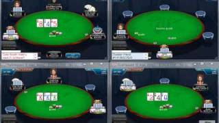 durrrr AKA Tom Dwan with 275 million on 4 tables aug 18 2009 [upl. by Ylekalb249]