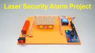 JLCPCB 1amp2 Layer PCB Assembly DIY Project Laser Security Alarm [upl. by Og]