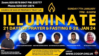 COGOP Sunday Evening Service  Illuminate 21 Days of Prayer amp Fasting  7 January 2024 [upl. by Einnad811]