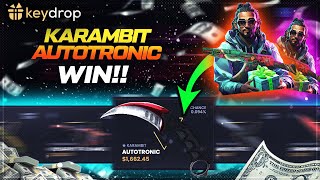 KEYDROP YOU WONT BELIEVE THIS WIN 2000 KARAMBITAUTOTRONIC Keydrop Giveaway Promo Code [upl. by Kulda]