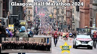 Glasgow Half Marathon 2024 [upl. by Draner]