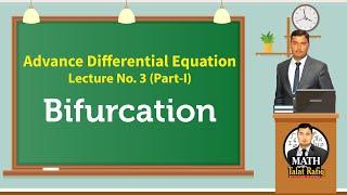 Advance Differential Equation Bifurcation Part1 [upl. by Eidnew]