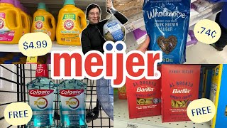 Meijer Best Deals 11191125  Got my 🆓 Turkey  Lots of freebies 🤩💰 [upl. by Ahseiyn963]