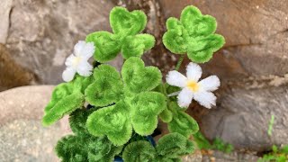 ABC TV  How To Make Clover Tree With Pipe Cleaner  Craft Tutorial [upl. by Isidro]