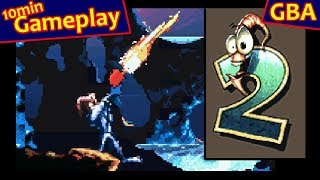 Earthworm Jim 2  GBA Gameplay [upl. by Nikoletta]