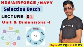 Unit amp Dimensions 1 Selection Batch By R S SIRAirforce PhysicsNavy Physics NDA Physics [upl. by Uriah6]