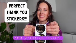 The Perfect Thank you Stickers For Your Small Business [upl. by Adlog479]