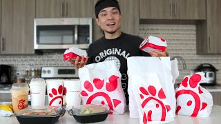 The ChickFilA Full Menu Challenge [upl. by Nneb]