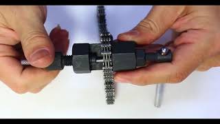 How To CAM Chain Breaker amp Riveting Tool Kit BS3550 [upl. by Anerok]